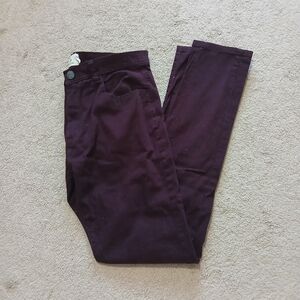 Urban Heritage Women's Wine Colour Jeans